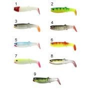 Captain 3569 Style Soft 8cm Levrek Silikonu 5li Paket Suni Yem 8
