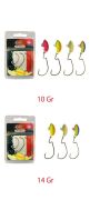 Captain Jig Head Current Offset İğneli Jig Head 3lü Mix Set