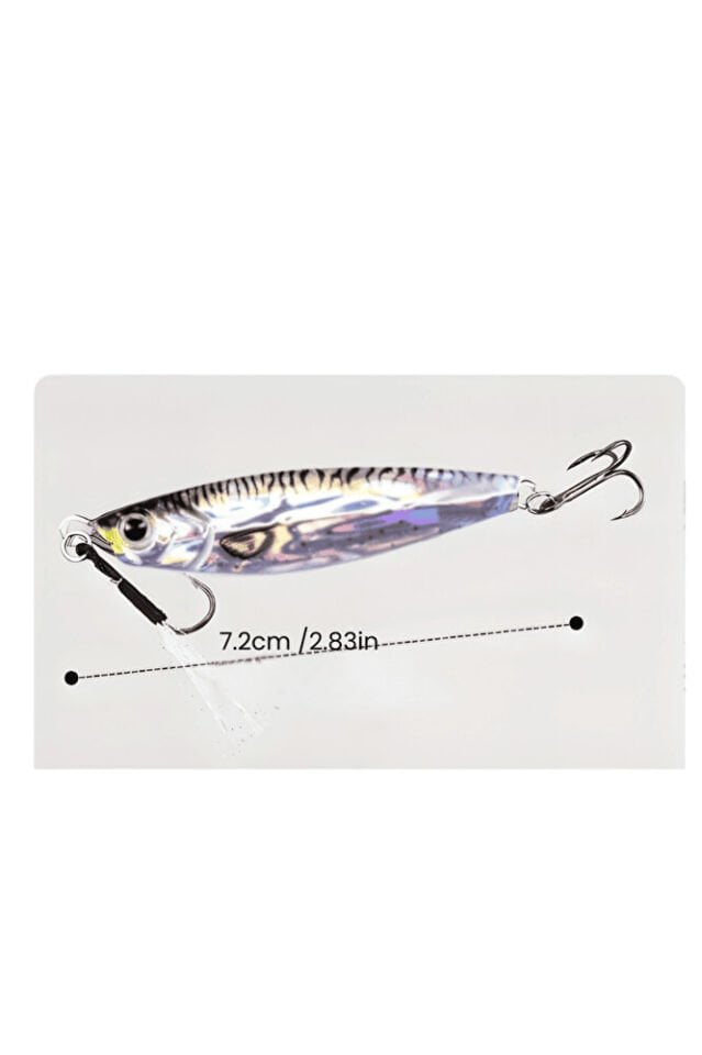 40gr Metal Jig HamsiSuni maketsi , Jigging ile Palamut, Lüfer, Levrek avı için