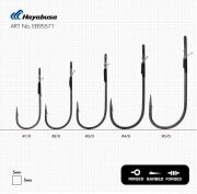Hayabusa FPP Straight Delikli Lüfer İğnesi Black Nikel