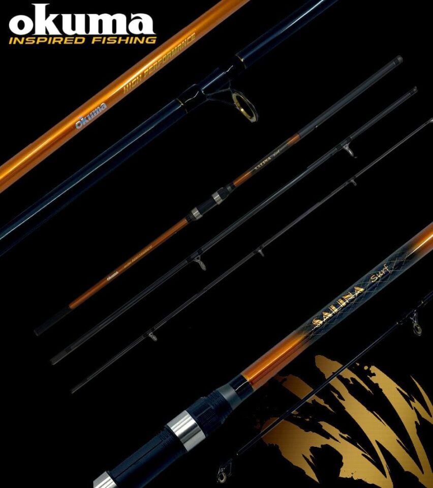Okuma Salina Surf 14' 420 cm 3 100-200gr Parça Surf Kamışı