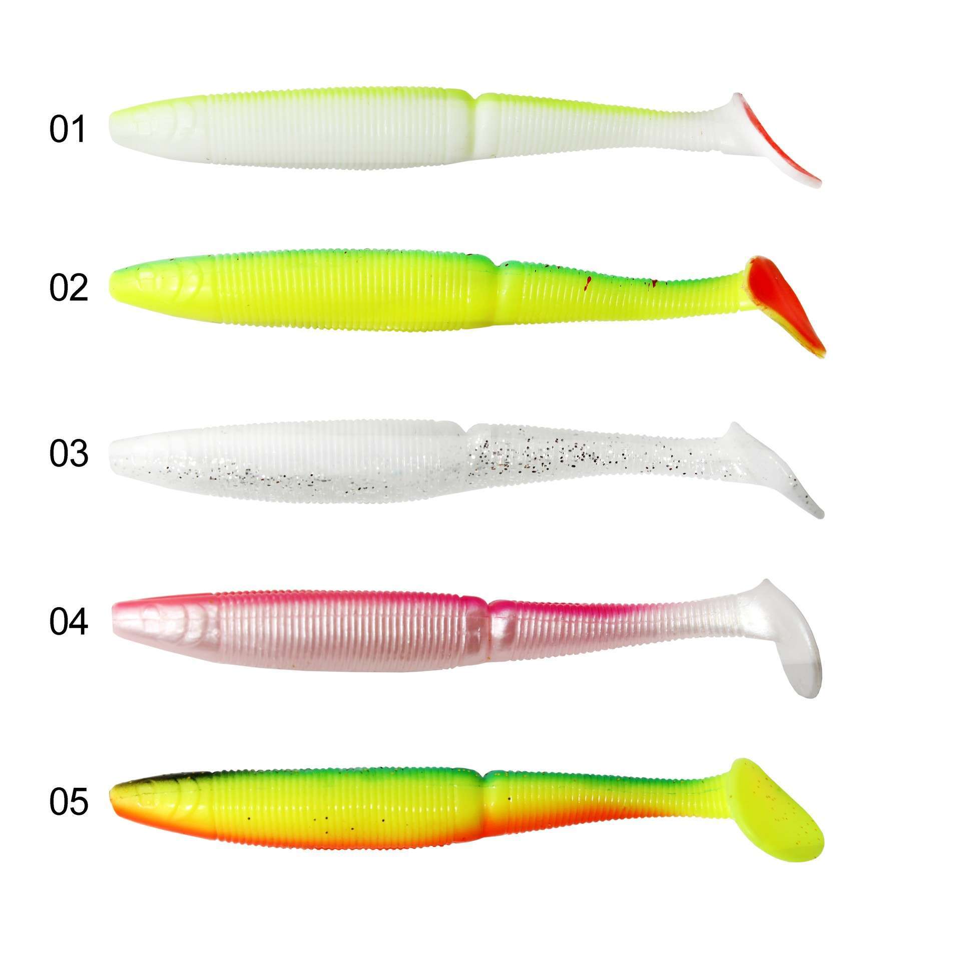 Mutant 3536 Nikko Soft 115cm Levrek Silikonu 5li Paket Suni Yem Mutant 3536 Nikko Soft 115cm Levrek Silikonu 5li Paket Suni Yem