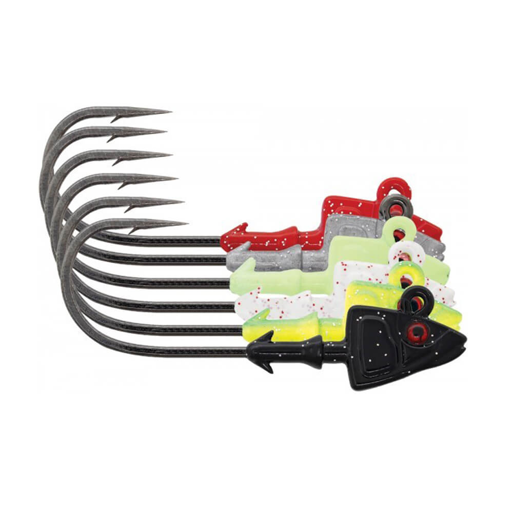 Mustad Sd824 Shad Jig Head GG / GLOW GREEN - 5GR / 3LU / 2/0