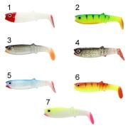 Captain 3569 Style Soft 8cm Levrek Silikonu 5li Paket Suni Yem 1