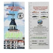 İstavrit Çaparisi UV-GLOW Simli 10 İğneli Kolay Açılan Çapari 025mm Beden x 015mm Köstek 61