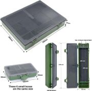 Captain 7122 Carp Box 8li Set 36x30x55cm