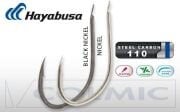 Hayabusa HKAJ 157 Kısa Pala Dövme Olta İğnesi 15li Paket Black Nikel