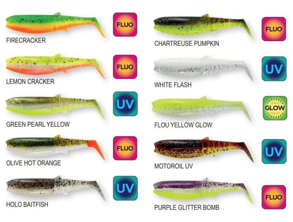 Savage Gear Cannibal Shad 8cm 5gr Suni maket Balık