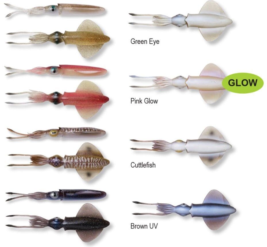 Savage gear Swim Squid 18cm 32g 2 Adet Suni Maket Balık