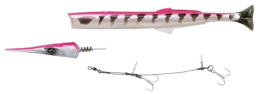 Savage gear Lıne Thru Needlefish Pulsetail 2+1  30cm 85gr Suni Maket Balık