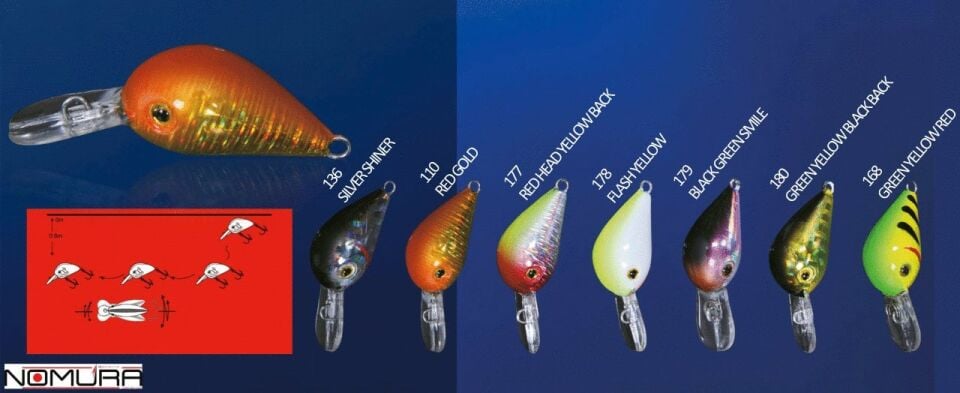 Nomura Narıta Hard Mınnow 2.5cm 2.5gr Sınkıng Suni Maket Balık