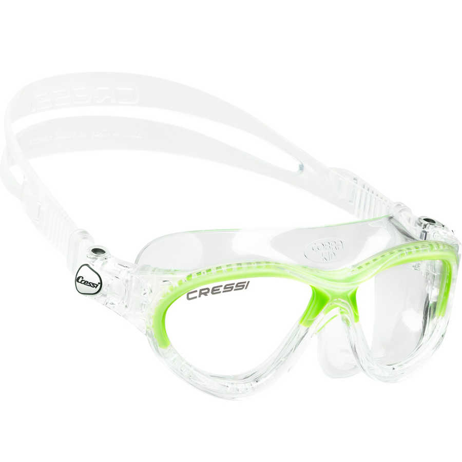 Cressi Mini Cobra Deniz Gözlüğü CLEAR/CLEAR/LIME