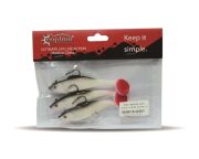 Captain 3567 Cracker Soft 10cm Levrek Turna Silikonu 3lü Set Suni Balık 2