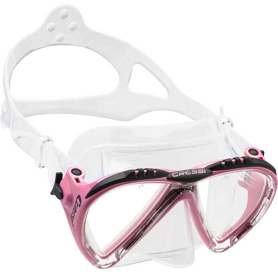 Cressi Lince Dalış Maskesi CLEAR/PINK