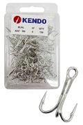 Kendo 8247 Tin O'Shaunessy Treble 100 Adet 3'lü Çarpma İğnesi
