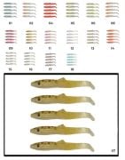 Captain 3595 Elegant 35cm Silikon Zargana 5li Paket Suni Yem