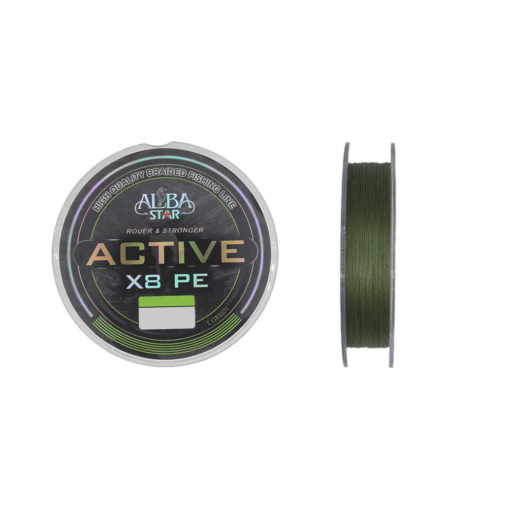 Albastar Active 8x İp Misina L.GREEN - 0.10MM / 300M / 8KG