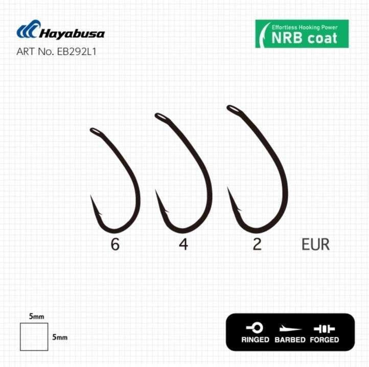 Hayabusa P1 Sazan İğnesi Dövme Teflon Black 10lu Paket