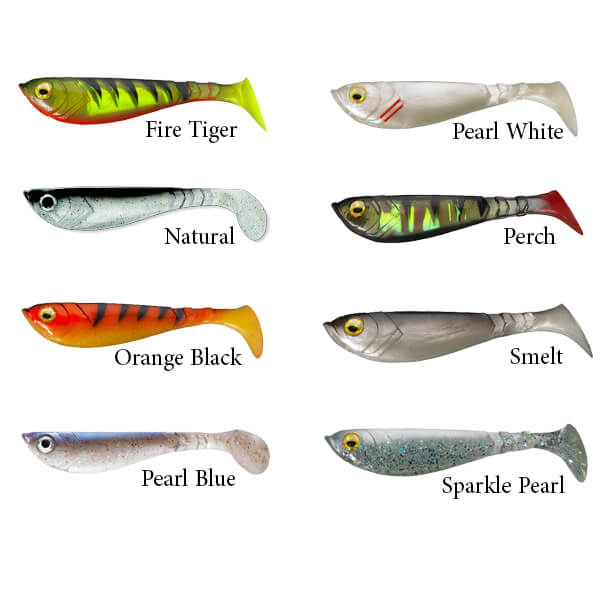 Berkley Powerbait Pulse Shad Sahte Balığı FIRE TIGER - 6CM/8Lİ