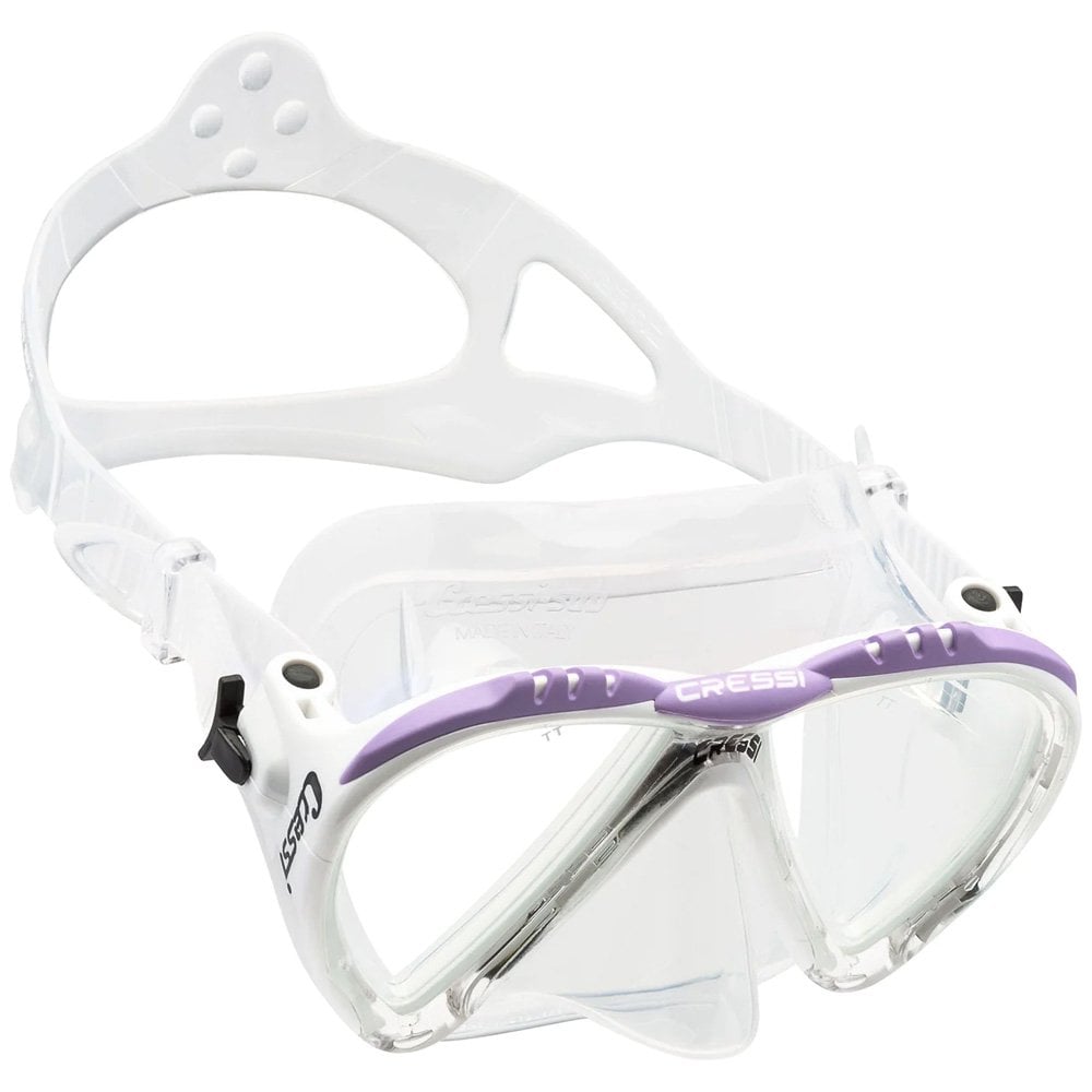 Cressi Lince Dalış Maskesi WHITE/LILAC