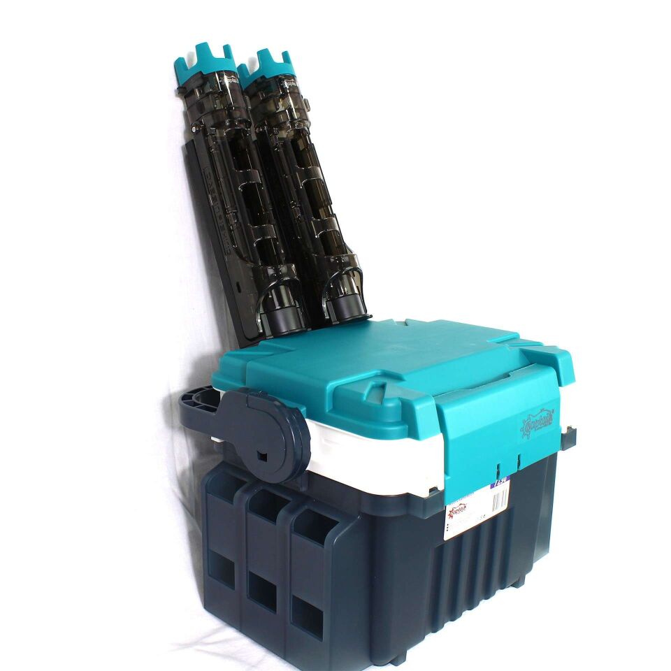 Captain 7230 Profesyonel LRF ve Spin Takım Çantası 2 Kamış Tutucu 31x23x24cm