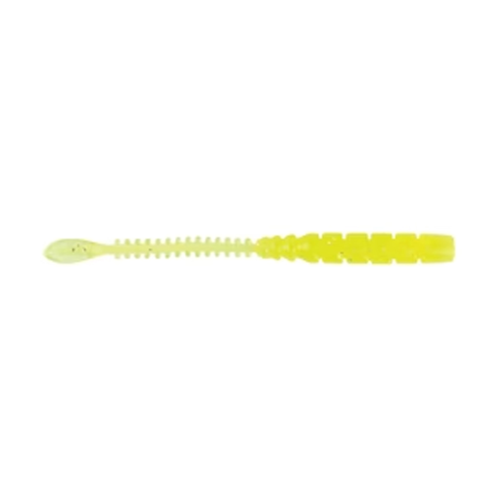 Mustad Aji Beaver Tail Silikon Kurt 005 / CLEAR CHARTREUSE - 64MM / 12Lİ