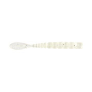 Mustad Aji Fish Tail Silikon Kurt 007 / WHITE LUMINOUS - 5CM / 12LI