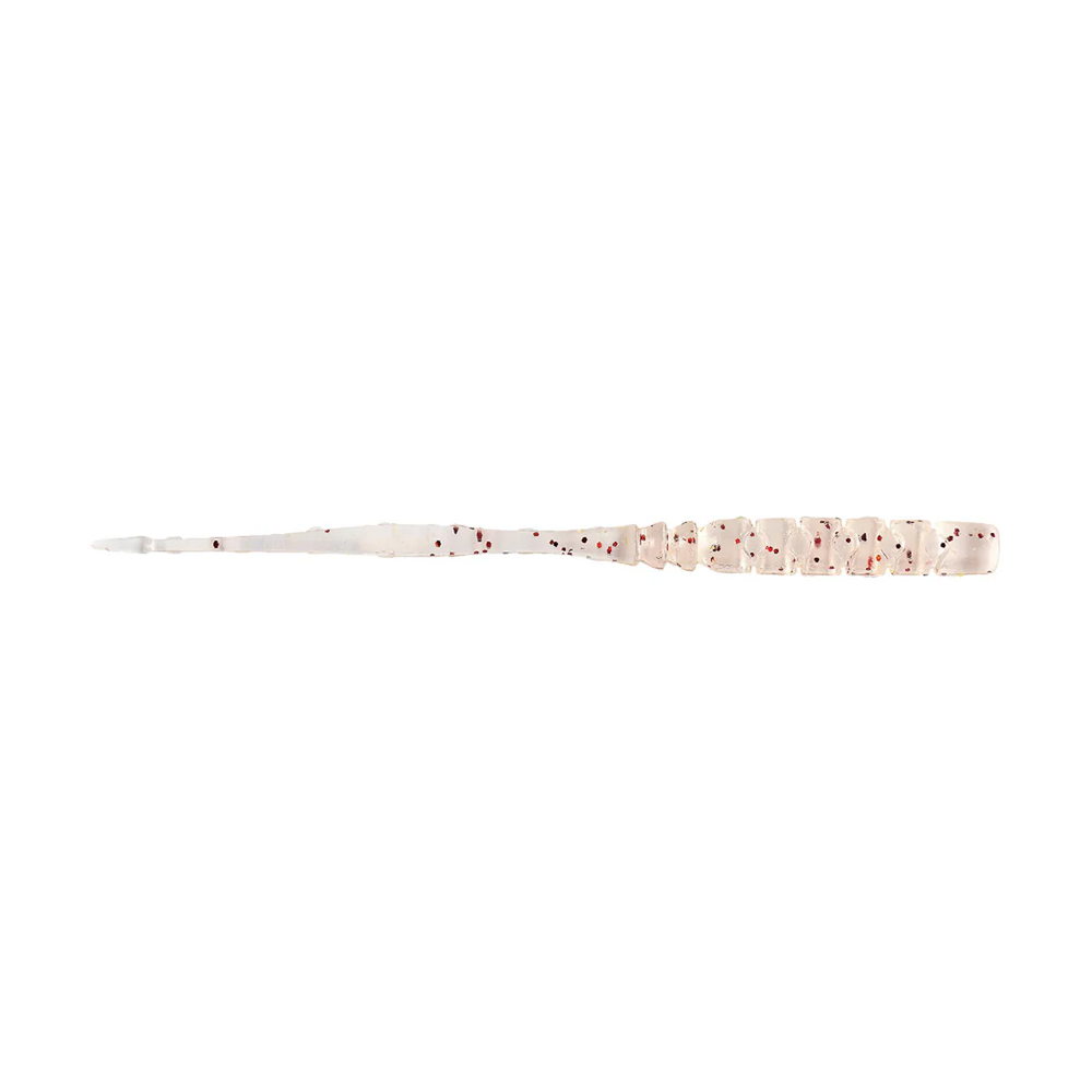 Mustad Aji Straight Tail Silikon Kurt 010 / UV CL.RED GLITTER - 76MM / 12Lİ