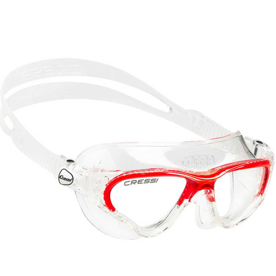 Cressi Cobra Deniz Gözlüğü CLEAR/CLEAR/RED