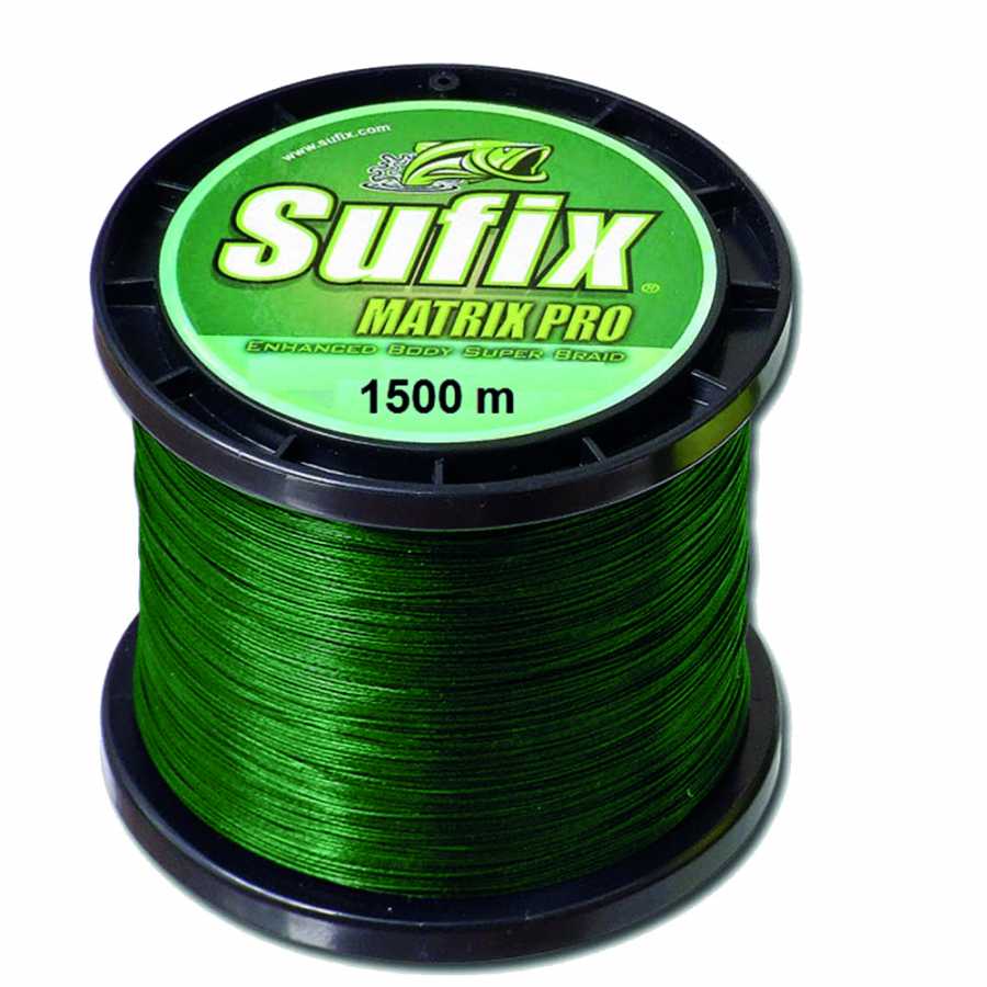 Sufix Matrix Pro İp Misina MIDNIGHT GREEN - 0.50MM / 1500MT / 67.5KG