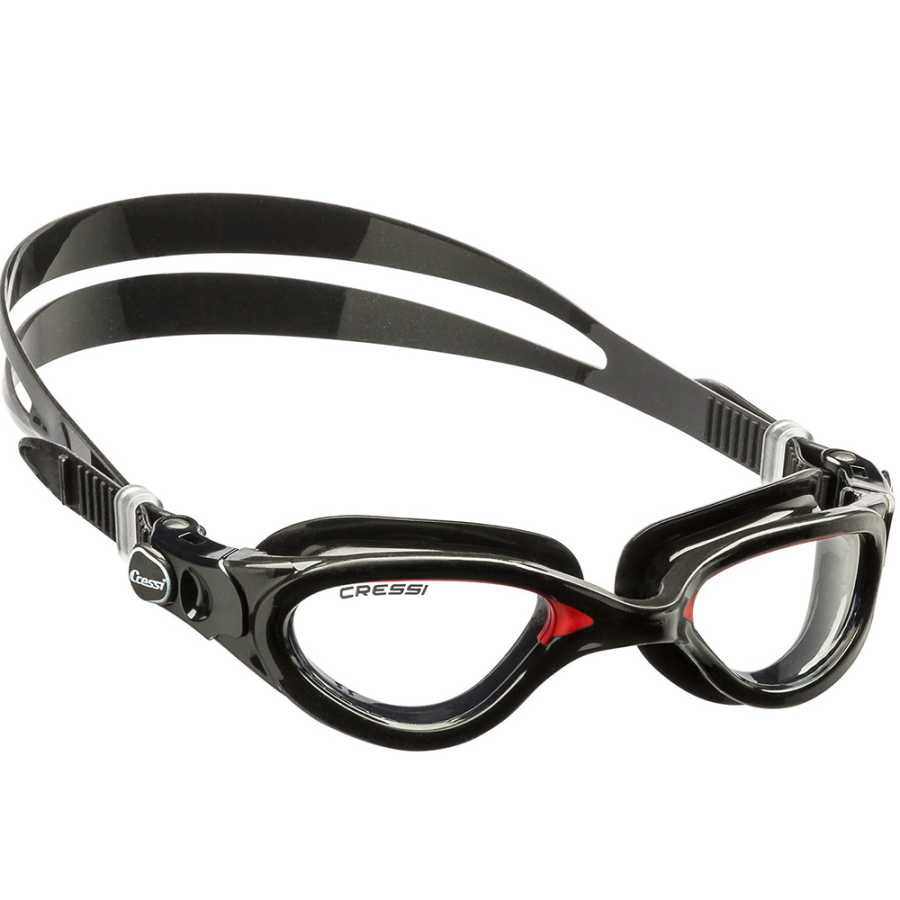 Cressi Flash Deniz Gözlüğü CLEAR/BLACK/BLACK RED