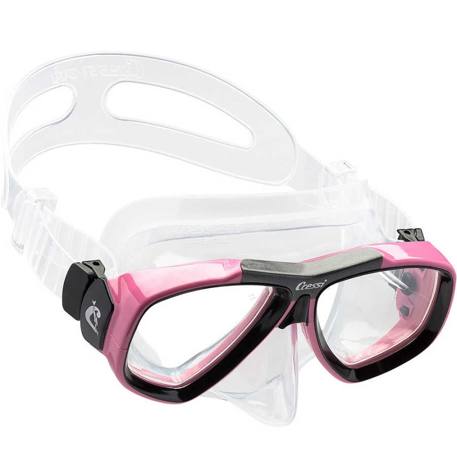 Cressi Focus Dalış Maskesi CLEAR/PINK