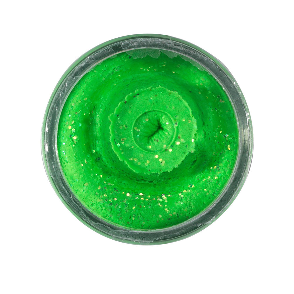 Berkley PowerBait Natural Scent Glitter Hamur Yem SPRING GREEN / GARLIC - 50G