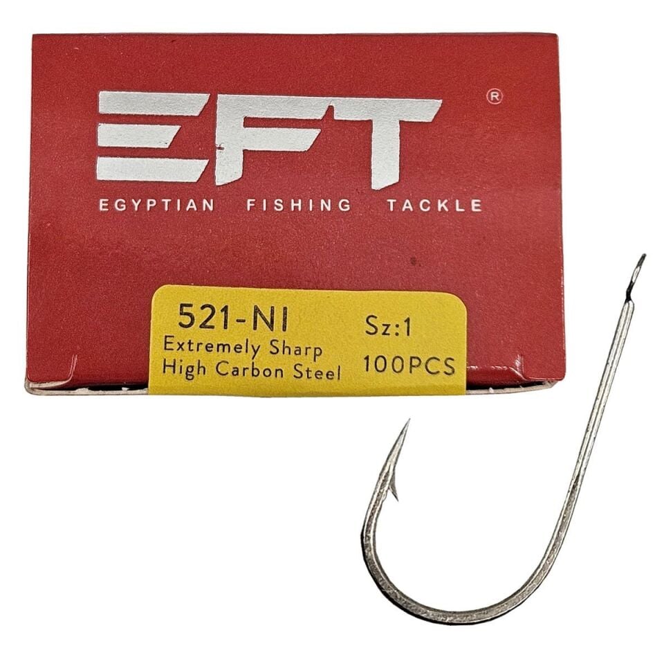 EFT 521 Kısa boy düz çelik  İğne 100 Adet
