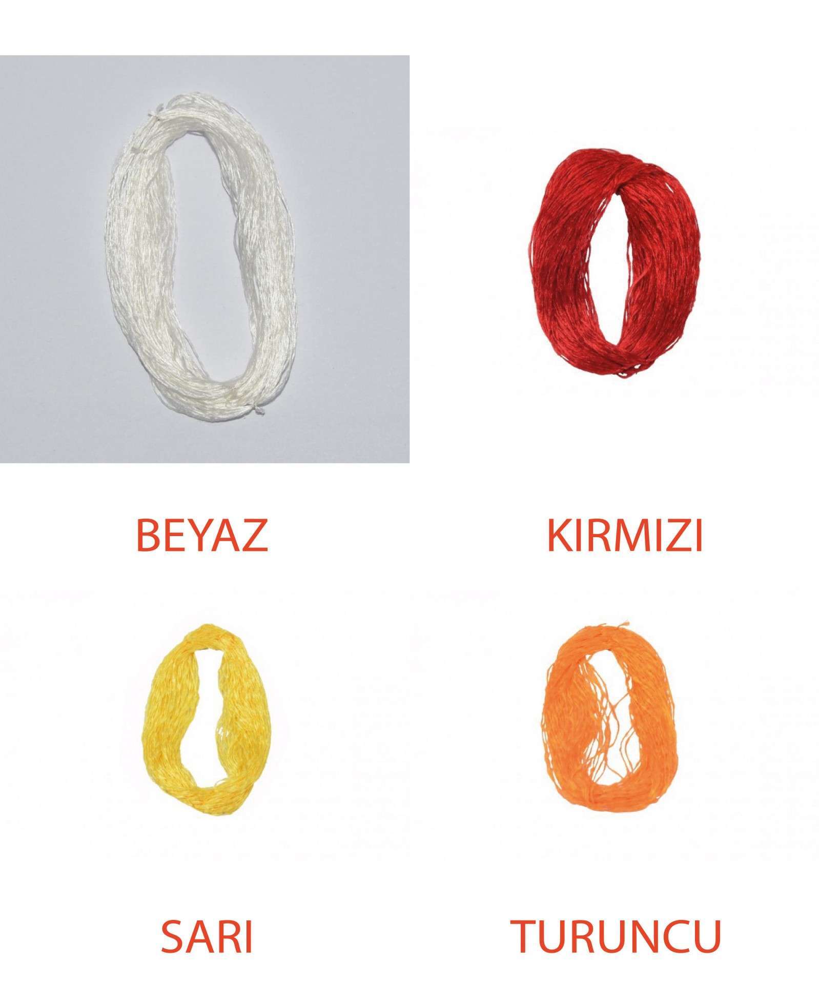 Captain Zargana İpeği Saf İpek 10lu Paket SARI