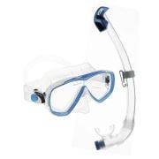 Cressi Estrella + Seal Dry Maske Şnorkel Seti CLEAR/AZURE