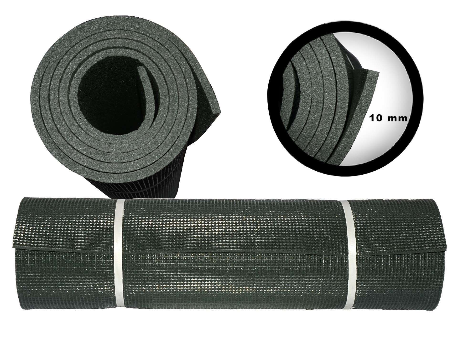 Captain Kamp Matı 10 mm Eva Mat Yatak 60x190 cm Haki Standart