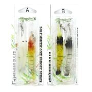 Captain 3063 Silikon Karides Takım 10cm Suni Yem 2li Set