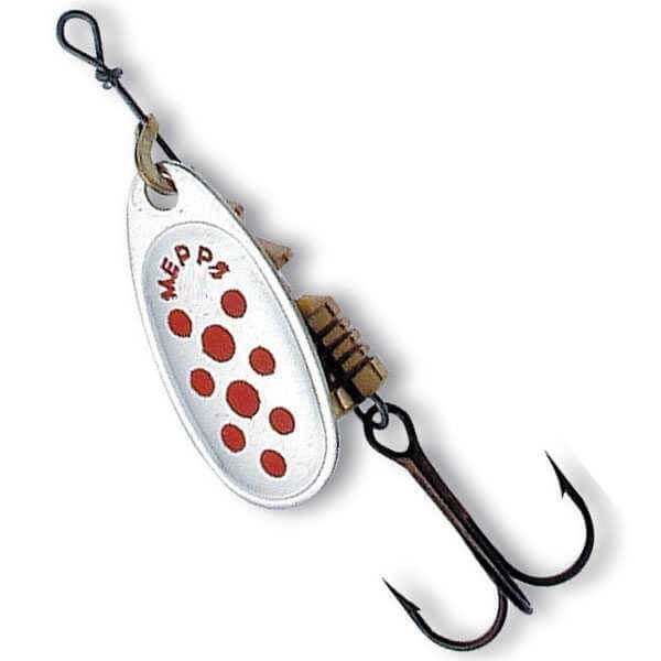 Mepps Comet Olta Kaşığı BEYAZ/KIRMIZI - n# 1