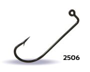 Youvella 2506 Jig Head İğnesi Dövme Delikli Uzun 100lü Kutu Black Nikel