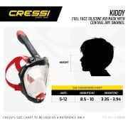 Cressi Kiddy Çocuk Dalış Maskesi