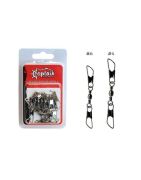 Captain 5030 Çift Yönlü Klips 10lu Paket Black Nikel