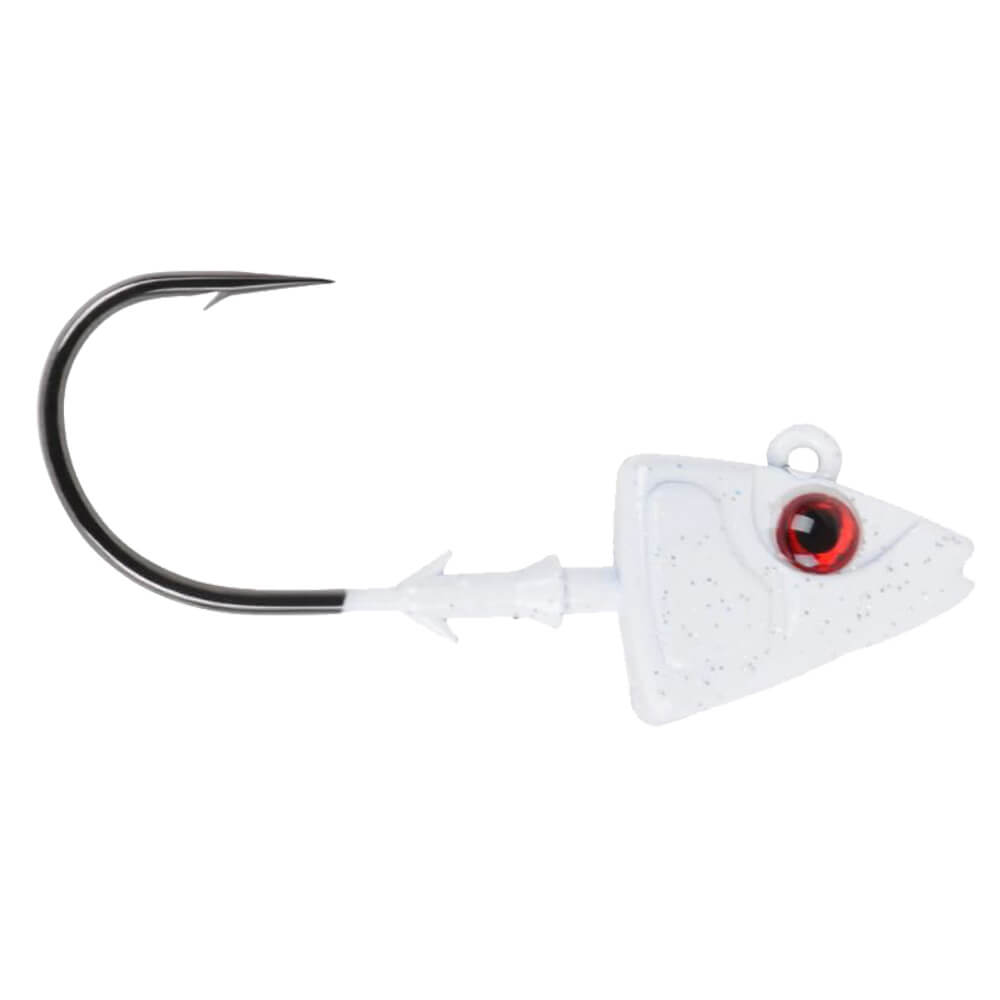 Mustad Sd824 Shad Jig Head WH / WHITE - 14GR / 3LU / 4/0