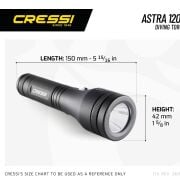 Cressi Astra 1200 Su Altı Feneri
